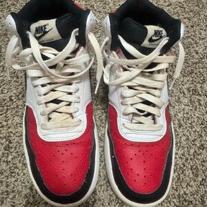 Nike Black and Red Athletic Shoes